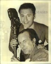 1936 Press Photo Jack Pearl and Cliff Hall famous NBC radio comedians picture