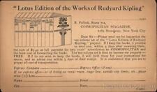 Advertising Order Card for the Lotus Edition of the Works of Rudyard Kipling,Cos picture