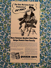 Vintage 1948 Quaker Oats Print Ad picture