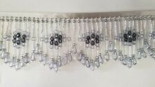 4 INCHES LONG BEADED FRINGE BRAND NEW SOLD BY YARD picture
