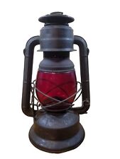 Vintage DIETZ Red Globe Little Wizard Kerosene Lantern Made In USA, Preowned picture