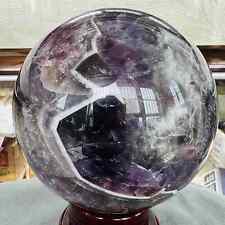 Top Natural Dream Amethyst Sphere Polished Quartz Crystal Ball Healing 2110G picture