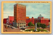 Youngstown OH-Ohio, Realty Building Tod Public Square  Vintage Postcard picture