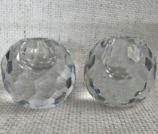 Cartier Crystal Faceted Rare Candle Holders picture