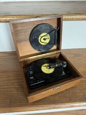 Antique Thorens Disc Music Box Switzerland -WORKS Rare,  Swiss,  with 5 discs picture