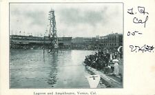 Early Vintage Postcard Lagoon & Amphitheatre Venice CA M. Rieder Unposted picture