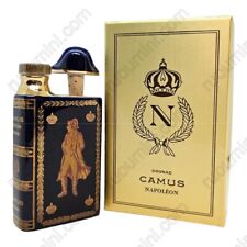 CO-CA-015- Rare Camus Book Napoleon Blue Edition,22k Gold Plated Miniature picture