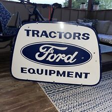 Rare Ford Tractors & Equipment Dealership Sign  picture