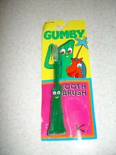 Vintage Gumby Kids Toothbrush NIB Kids 1988 Brand New Sealed 1988 toy  picture