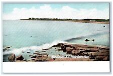 c1905 Little Boars Head View Rocks Seashore Rye Beach New Hampshire NH Postcard picture
