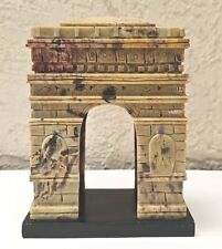 Egyptian Style Triumphal Arch Genuine Soap Stone Hand Carved From India 7