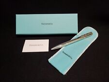 Tiffany & Co. 925 Sterling 1837 Retractable Ball Point Pen with Box, Bag Works picture
