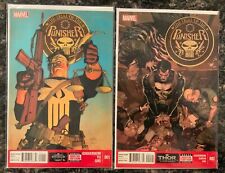 The Trial of The Punisher #1-2 Marvel Comics 2013 #1 FN-, #2 G Read picture