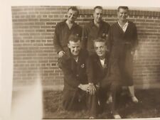 WWII Photo Soldiers Doctors Wearing MD USA Medical Department Robes Military B&W picture