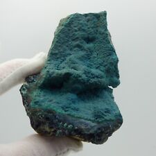 Rough Natural Unpolished Green Malachite Crystal Stone 159 gm + Display Stand picture