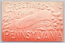 Vtg Post Card- Greetings from Pennsylvania A404 picture