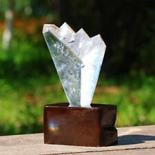 1.6LB Top Natural Clear Quartz Crystal Obelisk Reiki Healing Crystal Wand Point picture