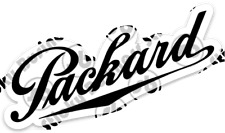 Retro Vintage Packard Car Co. Script Logo 4 inch Vinyl Sticker Decal Buick Ford picture