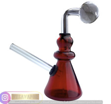 5.5 Thick Pyrex Glass Beaker Shaped Oil Burner Bubbler Lamp Choose Color picture