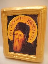 Saint Arsenios Arsenius San Arsenio Eastern Orthodox Icon Gold Art on Wood picture
