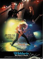 MUSTAINE / FRIEDMAN / ELLEFSON of MEGADETH - D'Addario Strings - 1998 Print Ad picture