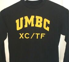 University Of Maryland Baltimore County T Shirt UMBC RARE ADIDAS Track & Field  picture