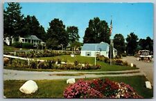 Vintage Postcard Northland Cabin Court Howard Johnson Restaurant Lake George NY picture