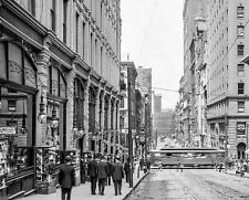 1908 PITTSBURGH Fifth Avenue Street Scene PHOTO  (209-p) picture
