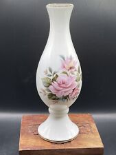 Royal Kent Gold Trim Floral Bone China Vase Staffordshire England Vintage picture