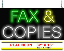 Fax And Copies Neon Sign | Jantec |32