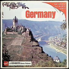 1960's GERMANY Nations Of The World Series 3d View-Master 3 Reel Packet picture
