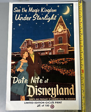 Date Nite Night at Disneyland Limited Edition Giclee print #27/100 -LOST POSTERS picture