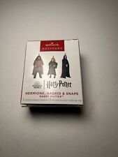 Harry Potter HERMIONE HAGRID & SNAPE Miniature Ornaments New Hallmark 2023 NIB picture