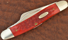 CASE XX USA 1889-1989 CENTENNIAL RED BONE STOCKMAN KNIFE NICE R6347 SS (16162) picture