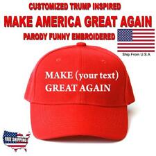 Lot of 20 Customized MAKE AMERICA GREAT AGAIN HAT Trump Inspired PARODY FUNNY  picture