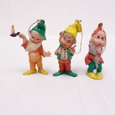 Elf Hang Ups (Set of 3) Ornaments Pixie Elves Gnome Christmas Decor Macau  picture