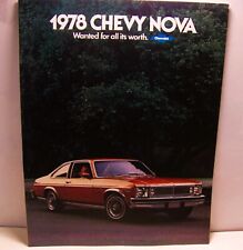 Vintage Automobile Brochure 1978 Chevrolet Nova   File drawer 1 picture