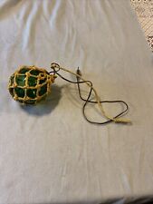 Antique Vintage Authentic Electrified Glass Sinner's Net Floatball picture