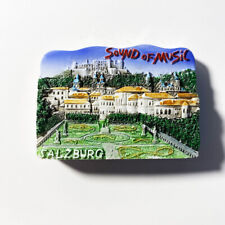 EU Austria Fourth Largest City Salzburg 3D Fridge Magnets. picture