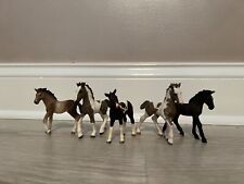SCHLEICH Horses 5 Foals - Bay, paint, roan foals - 3 to 4 inch picture