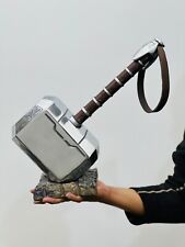 Avengers Thor Hammer Replica Thor Mjolnir Metal Hammer Cosplay Prop With Stand picture