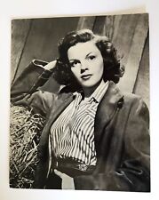 Vtg Americana Judy Garland Photo 8X10 #63 Freelance Lansdale PA Black and White picture