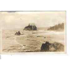 RPPC-Abbey Island and Ruby Beach-Washington 1945 picture