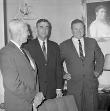 Former Maj Gen Edwin A Walker flanked by attorneys Clyde Watts - 1962 Old Photo picture