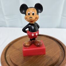 Mickey Mouse Pencil Sharpener Walt Disney Productions Double Hole Hong Kong VTG picture