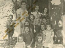 #51382 AGIASSOS LESVOS Greece 1930s. Little students with their teacher. Photo picture