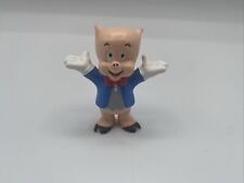 Vintage Porky Pig PVC Figure 1990 Looney Tunes Applause Cake Topper 2.5