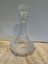 vintage crystal wine decanter stopper picture