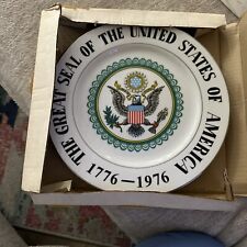 Bicentennial 10.5” Plate The Great Seal Of The United States Of America picture