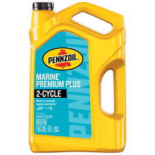 Pennzoil Marine Premium Plus 2-Cycle Synthetic Blend Boat Motor Oil, 1 Gallon picture